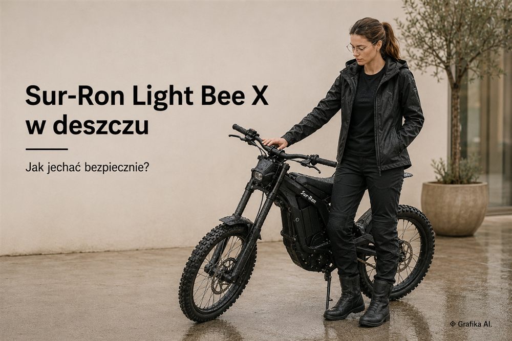 Czy Sur-Ron Light Bee X może jeździć w czasie deszczu