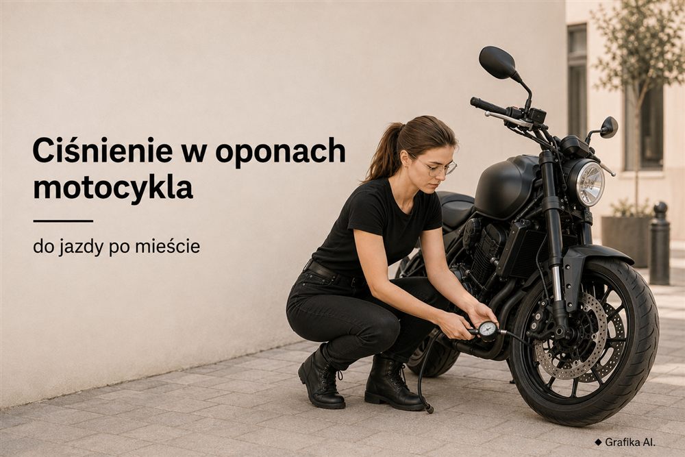 Jakie ciśnienie ustawić w oponach motocykla do jazdy po mieście